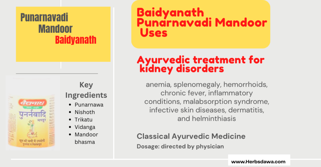 Baidyanath Punarnavadi Mandoor Uses You Should Know - Herbs Dawa